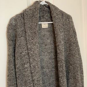 Urban Outfitters long cardigan sweater grey/beige